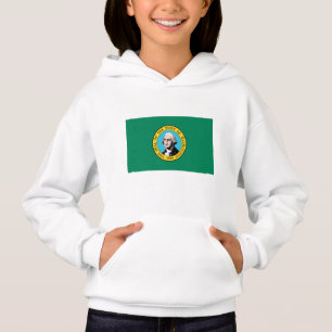 Washington State Flagge Hoodie