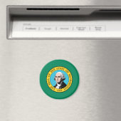 Washington State Flagge Magnet (In Situ (Geschirrspüler))