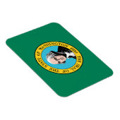 Washington State Flagge Magnet (Rechte Seite)