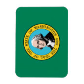 Washington State Flagge Magnet (Vertikal)