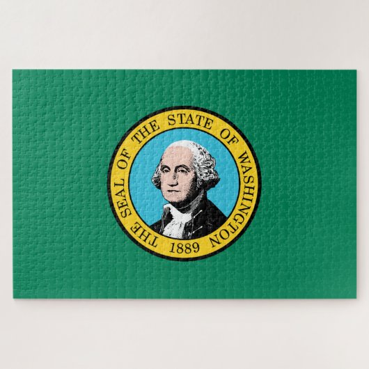 Washington State Flagge Puzzle (Horizontal)