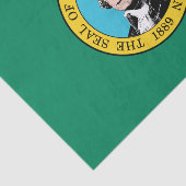 Washington State Flagge Seidenpapier (Ausschnitt)