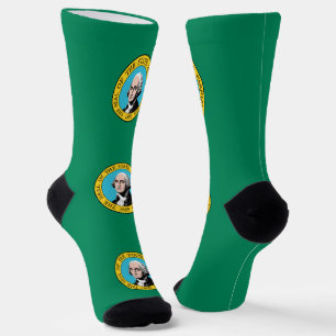 Washington State Flagge Socken