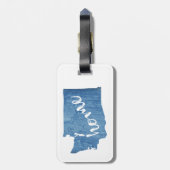 Washington State Home Wood Grain Gepäckanhänger (Rückseite vertikal)