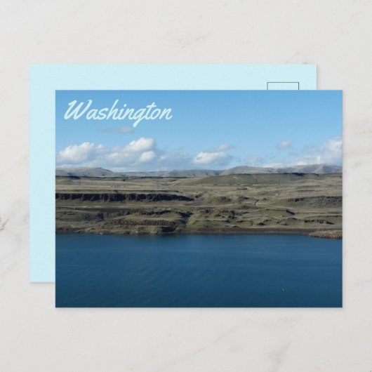 Washington State Postkarte (Vorne/Hinten)