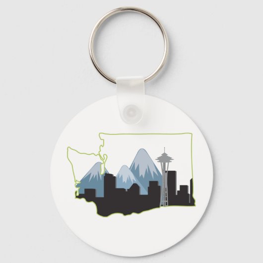 Washington State Schlüsselanhänger (Vorderseite)