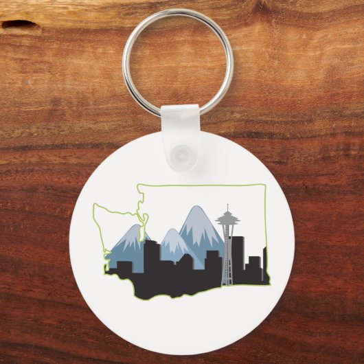 Washington State Schlüsselanhänger (Vorderseite)