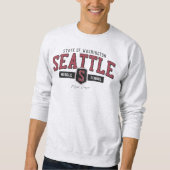 Washington state Seattle varsity college style Sweatshirt (Vorderseite)