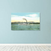 Washington Steamer, Ossipee Range View Leinwanddruck (Insitu (Holzboden))