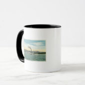 Washington Steamer, Ossipee Range View Tasse (Vorderseite Links)