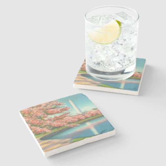 Washington Steinuntersetzer (Seitenansicht)