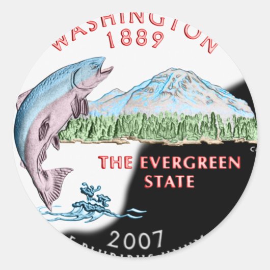 Washington Sticker (Vorderseite)