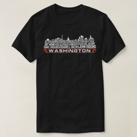 Washington Team All Time Legends Washington DC Sk T-Shirt (Design vorne)