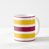 Washington Team Minimalistische Farbbars Kaffeemas Kaffeetasse (VorderseiteRechts)