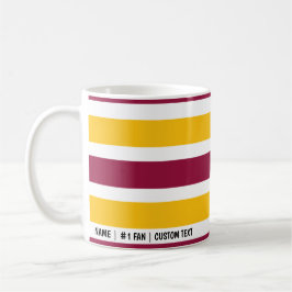 Washington Team Minimalistische Farbbars Kaffeemas Kaffeetasse