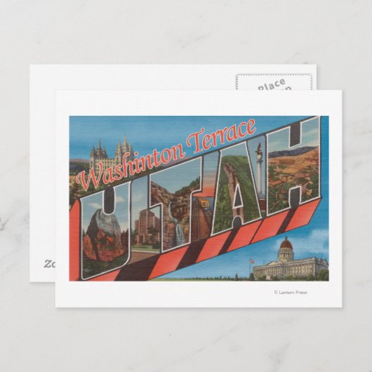 Washington Terrace, Utah - Große Briefszenen Postkarte (Vorne/Hinten)