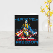 Washington The Metric System Can't Measure Dom Karte (Gelbe Blume)