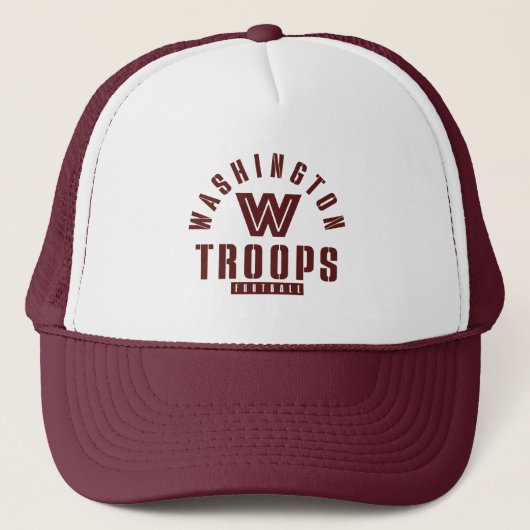 Washington Troops Trucker Hat Truckerkappe (Vorderseite)