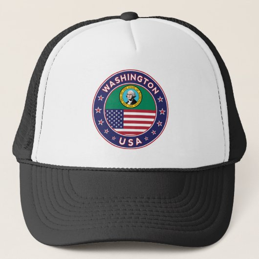 Washington Truckerkappe (Vorderseite)