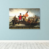 Washington über das Delaware hinweg Leinwanddruck (Insitu (Holzboden))