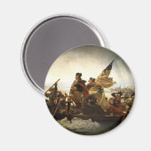 Washington überquert das Delaware - 1851 Magnet (Vorderseite/Rückseite)