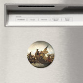 Washington überquert das Delaware - 1851 Magnet (In Situ (Geschirrspüler))