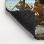 Washington überquert das Delaware Fine Art Mousepad (Ecke)