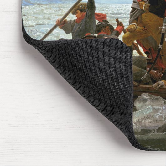 Washington überquert das Delaware Fine Art Mousepad (Ecke)