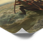 Washington überquert das Delaware-Gemälde Poster (Ecke)