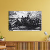 Washington überquert das Delaware Leinwanddruck (Insitu (Wohnzimmer))