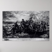 Washington überquert das Delaware Poster (Vorne)
