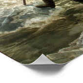 Washington überquert das Delaware Poster (Ecke)