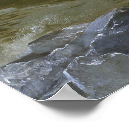 Washington überquert das Delaware Poster (Ecke)