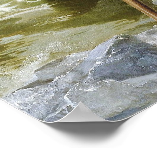 Washington überquert das Delaware-Poster Poster (Ecke)