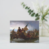 Washington überquert das Delaware Postkarte (Stehend Vorderseite)