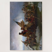 Washington überquert das Delaware Puzzle (Vertikal)