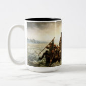 Washington überquert das Delaware Zweifarbige Tasse (Links)