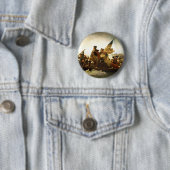 Washington überquert Delaware durch Emanuel Leutze Button (Beispiel)