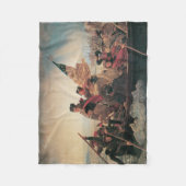 Washington überquert Delaware durch Emanuel Leutze Fleecedecke (Vorderseite)