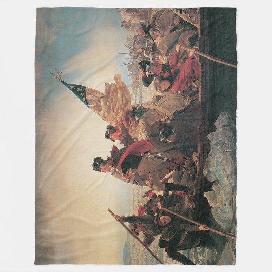 Washington überquert Delaware durch Emanuel Leutze Fleecedecke (Vorderseite)