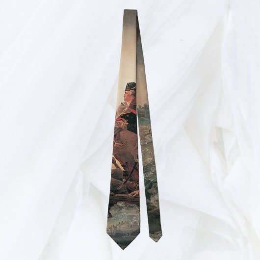 Washington überquert Delaware durch Emanuel Leutze Krawatte