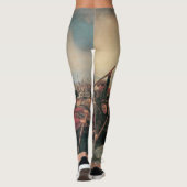 Washington überquert Delaware durch Emanuel Leutze Leggings (Rückseite)