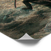 Washington überquert Delaware durch Emanuel Leutze Poster (Ecke)