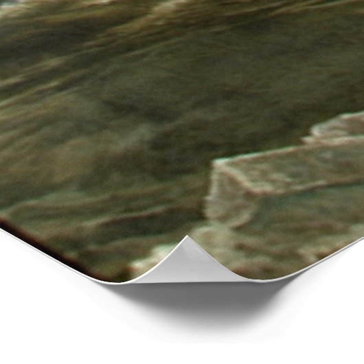 Washington überquert Delaware durch Emanuel Leutze Poster (Ecke)