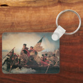 Washington überquert Delaware durch Emanuel Leutze Schlüsselanhänger (Vorderseite)