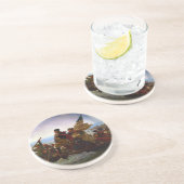 Washington überquert Delaware durch Emanuel Leutze Untersetzer (Seite)