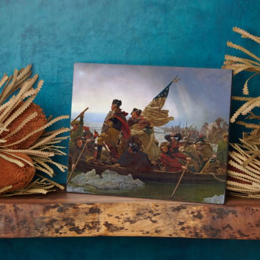 Washington überquert den Delaware Fotoplatte (Seite)