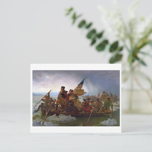 Washington überquert den Delaware Postkarte (Stehend Vorderseite)