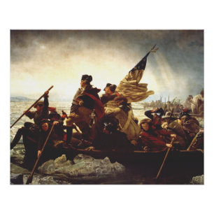 Washington überquert den Delaware von Emanuel Leut Poster