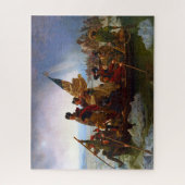 Washington überquert die Delaware-Stadt Emanuel Le Puzzle (Vertikal)